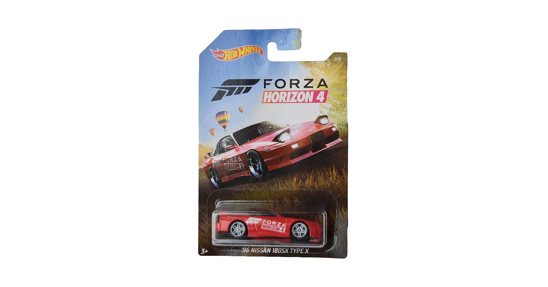 Amazon.com: Hot Wheels '96 Nissan 180SX Type X 2/6, red