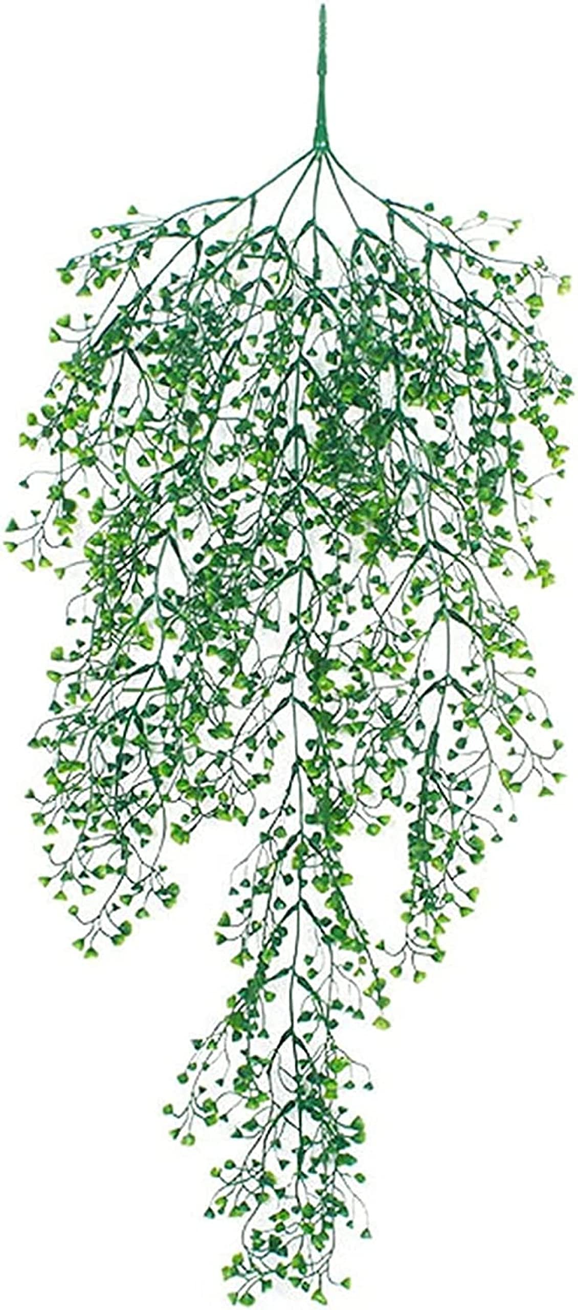 Efeu-Blätterkranz, Seidenrosen-Rankengirlande, Hochzeitsbogen, Familiengartendekoration, künstliche Blumen