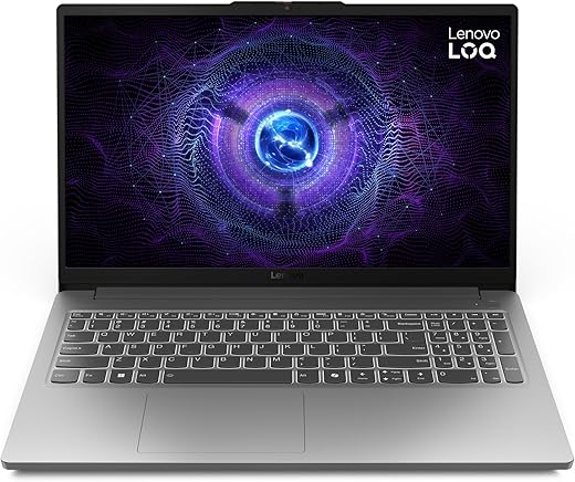 Notebook Lenovo LOQ-e 15IAX9E Intel Core i5-12450HX 16GB 512GB SSD RTX 3050 Windows 11 15.6" - 83ME0007BR Luna Grey