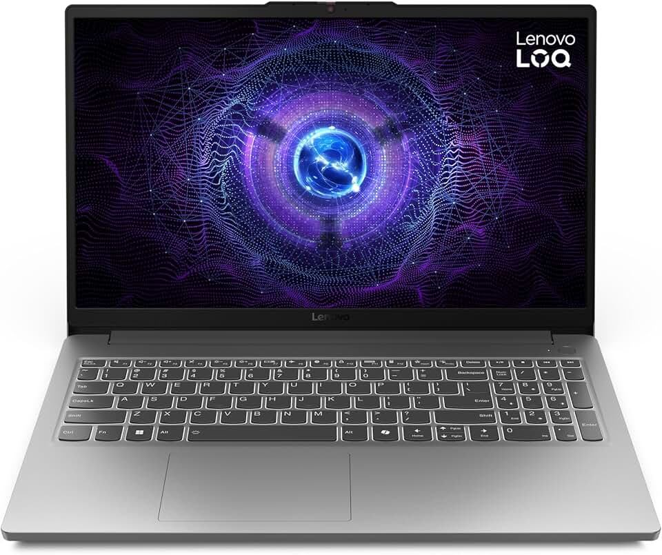 Notebook Lenovo LOQ-e 15IAX9E Intel Core i5-12450HX 16GB 512GB SSD RTX 3050 Windows 11 15.6" - 83ME0007BR Luna Grey