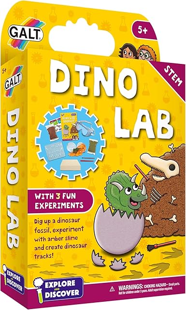Galt Toys, Dino Lab, Science Kit for Kids, Ages 5 Years Plus