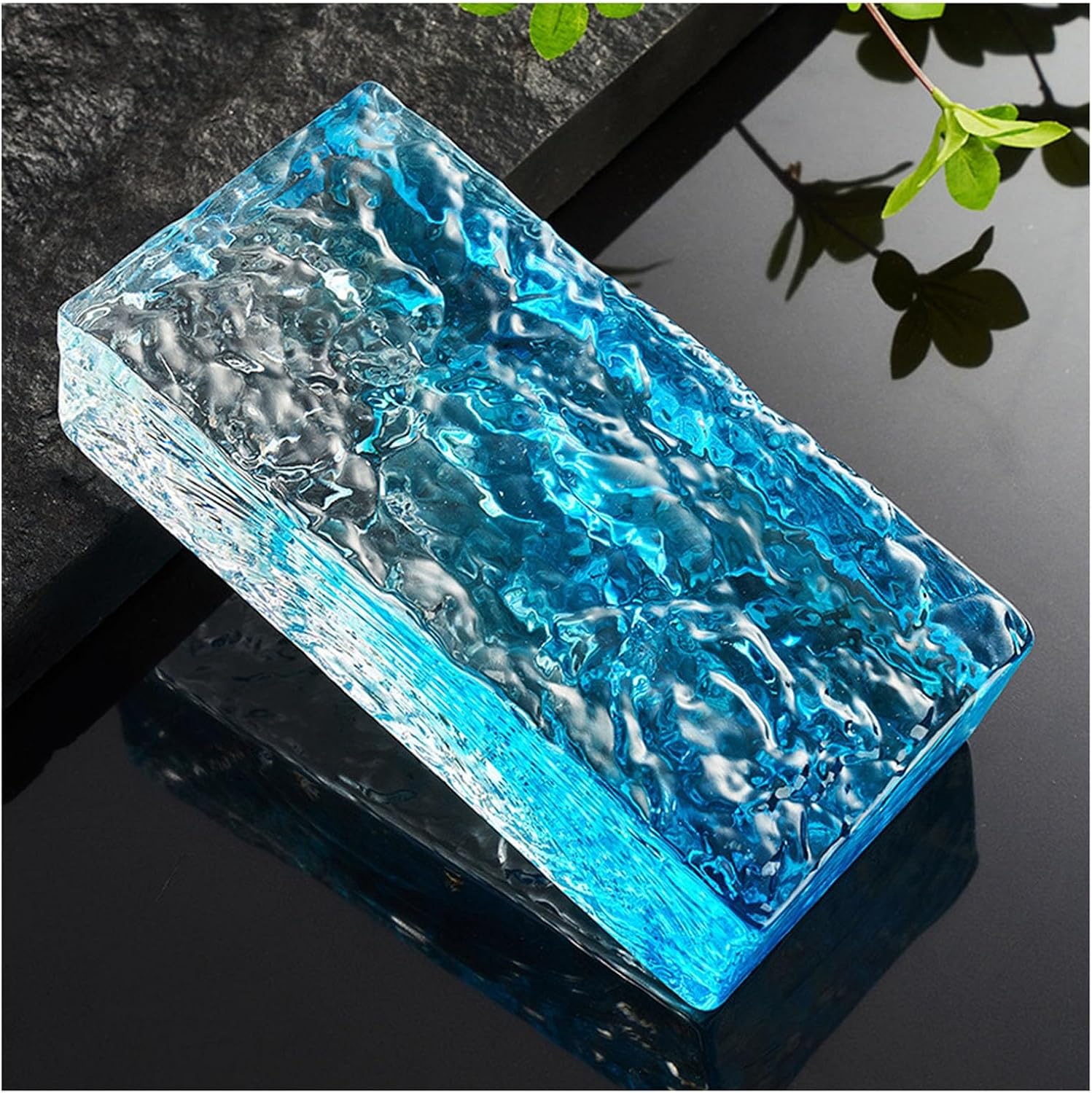 Solid Glass Blocks for Office Decorative Partition Walls, Highly Transparent Crystal Bricks