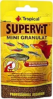 Tropical Ração Para Peixes Supervit Mini Granulat 10G Sachê Para Peixes