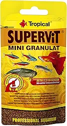 Tropical Ração Para Peixes Supervit Mini Granulat 10G Sachê Para Peixes