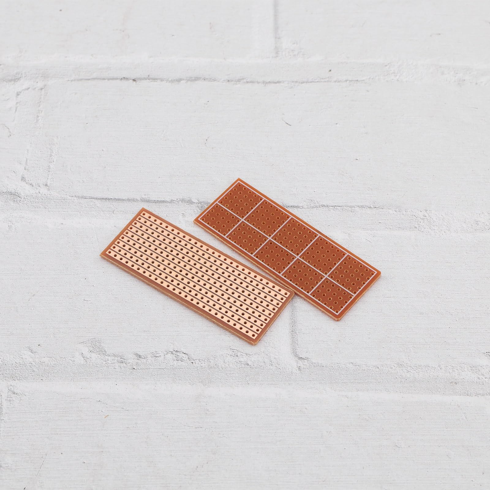 OTOTEC 20 schede prototipo su un lato singolo, 25 mm x 66 mm, PCB con foro singolo lato, circuito in bachelite, per saldatura fai da te, progetti elettronici, circuiti di prova