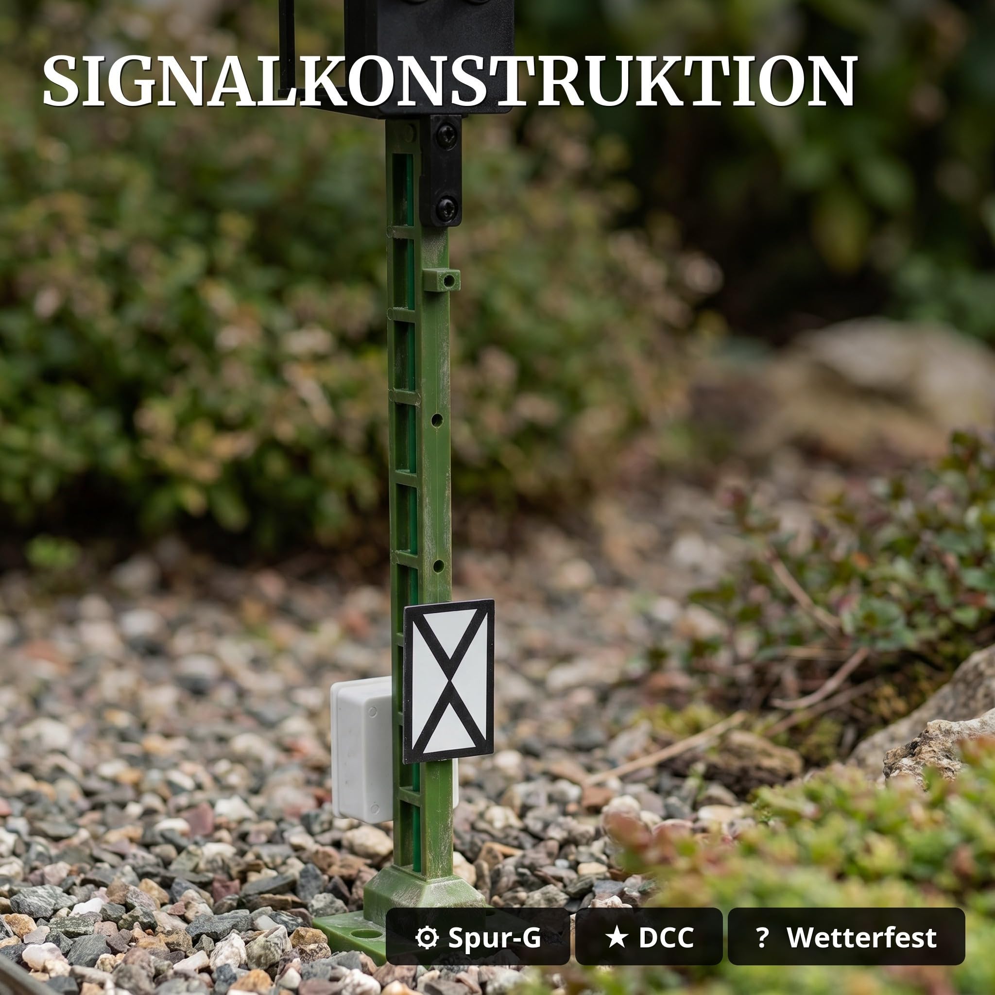 Lichtsignal Typ KS Vorsignal für Spur G analog / digital mit