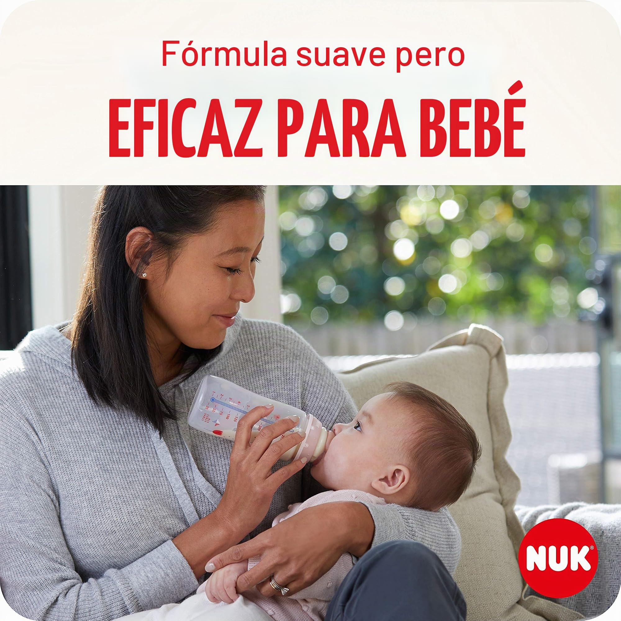 NUK - Líquido limpiador para biberones y accesorios, 2 frascos