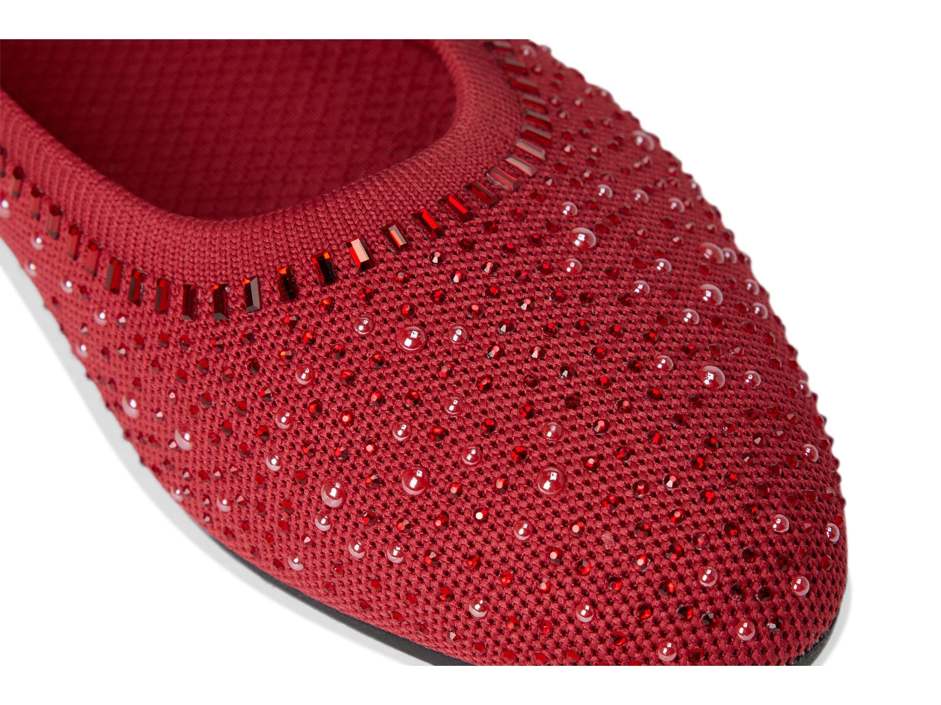 Skechers Modern Comfort Women's Cleo 2.0-Mesmerizing Nights baleriny damskie, Czerwona wycieczka jednokolorowa Getaway Solids, 37.5 EU