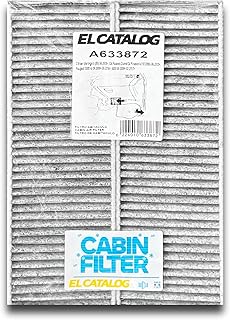 ELCATALOG Activated Carbon Cabin Filter A633872 - C4 Picasso - DS5 - DS7-3008 - 5008