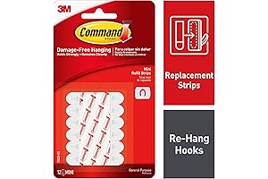 Command Hooks Refill Strips: Invisible Damage-Free Hanging