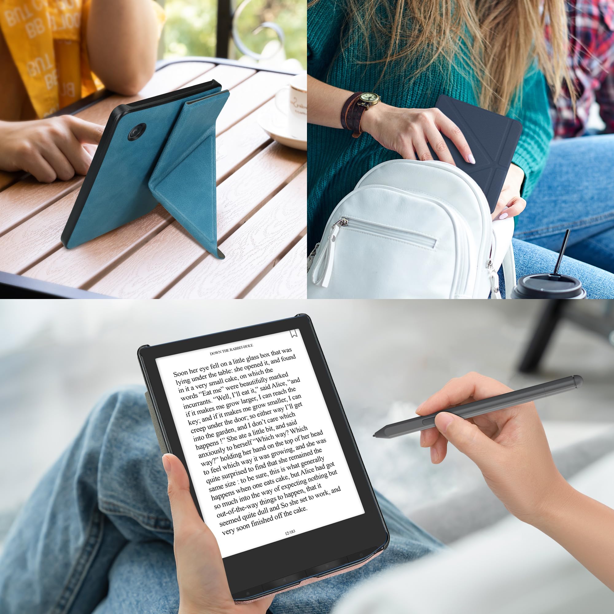 Kwmobile Case Compatible With Kobo Aura Edition 1 - PU - View #12
