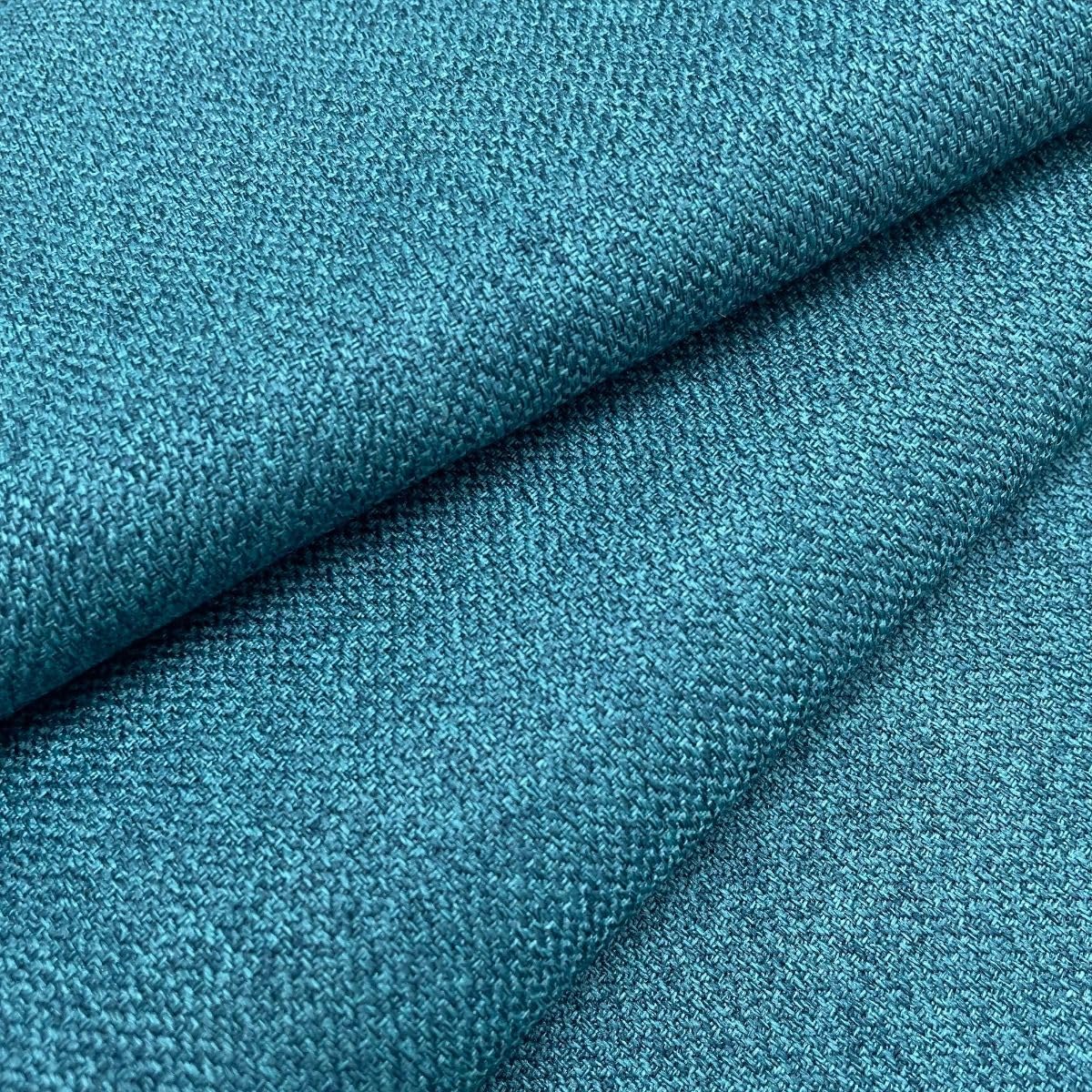 Petrol Malbec Linens Soft Plain Linen Look Heavy Furnishing Upholstery Fabric Sold By The Metre - Blue