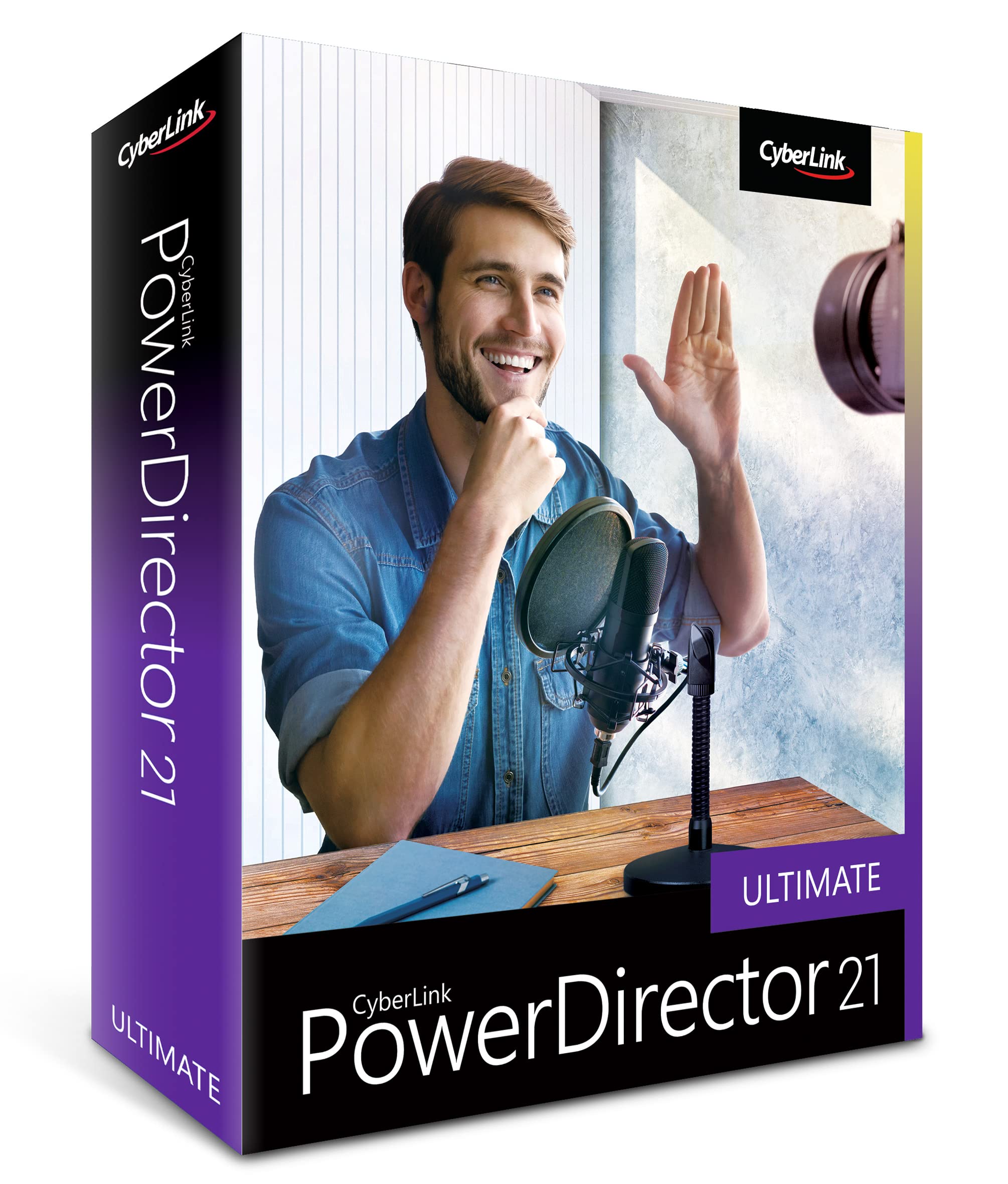 CyberLink PowerDirector 21 Ultimate Video Editing Software Perpetual English Retail BOX Windows 64-Bit