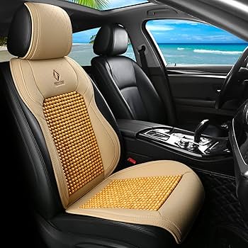 Beaded Wooden Front Massage Seat Chair Cover Cushion Car Office Home | Alex NLD