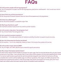 Vista 9 de Pink Stork Proteína en polvo para mujeres, 0.71 oz de proteína en polvo a base de plantas con fibra + superalimentos, sin gluten, sin lácteos, sin