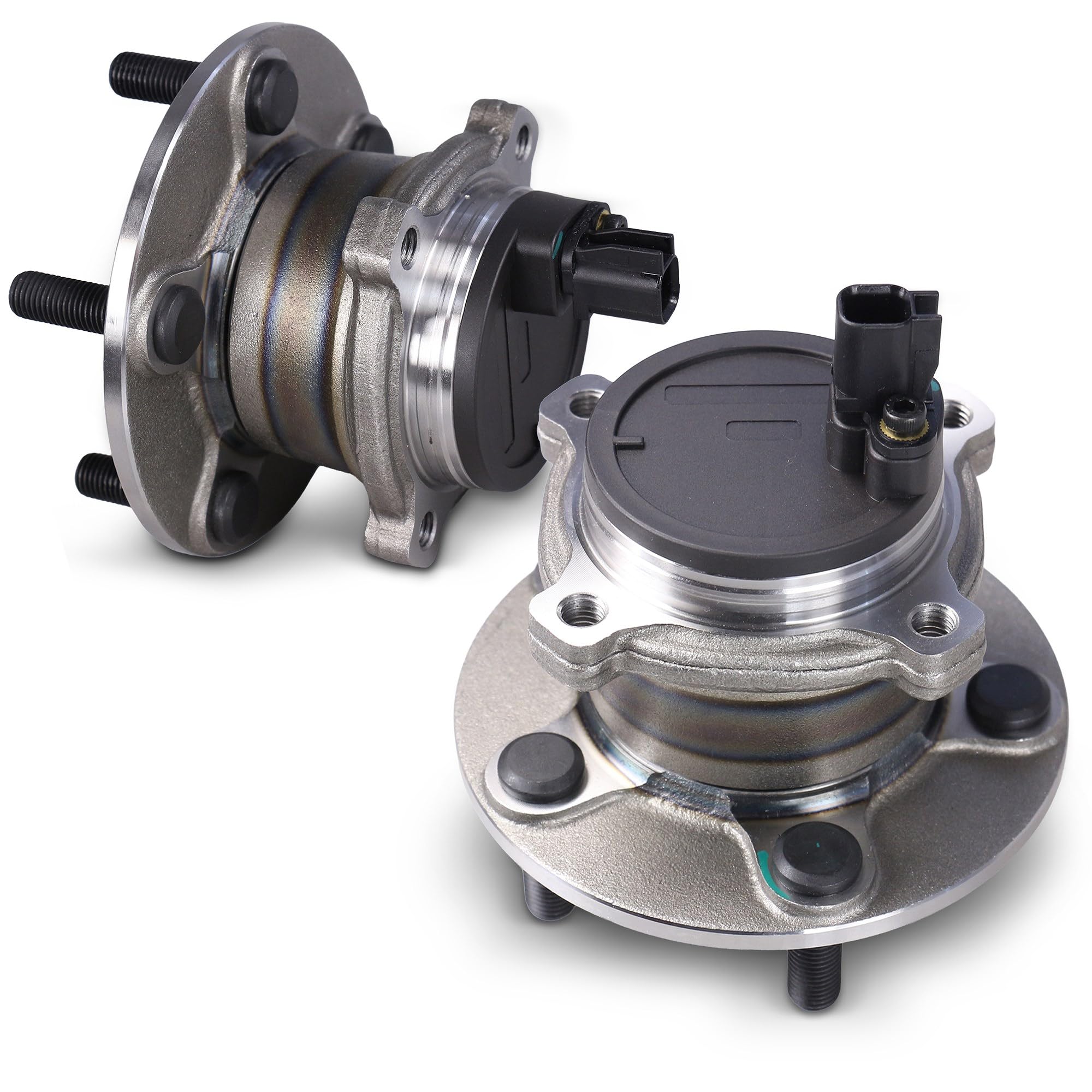 ATEC Germany 2x Juego de cojinetes de rueda trasera, compatible con FORD C-MAX (DM2), FOCUS 2 Mk2