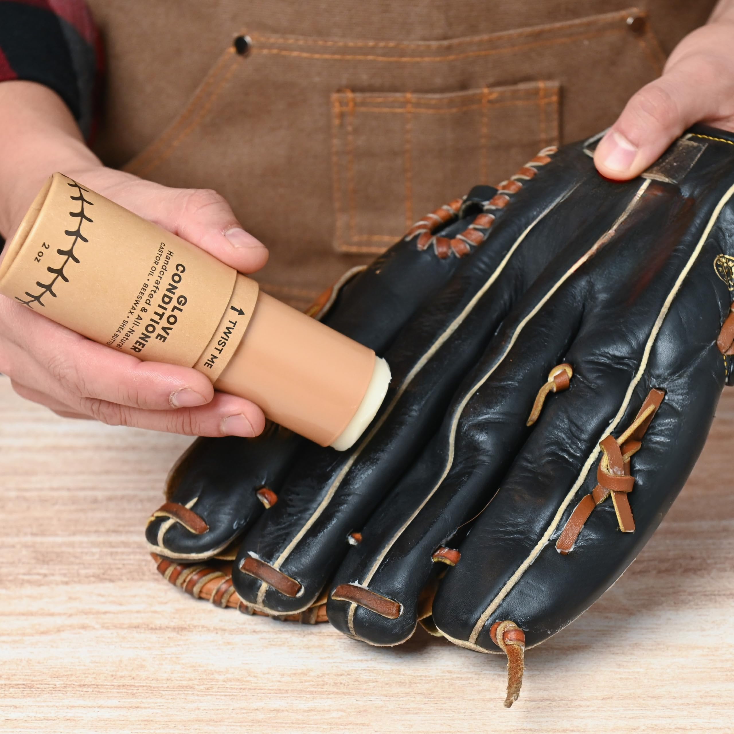 Ball Player's Balm Après-shampoing parfumé pour gants de baseball