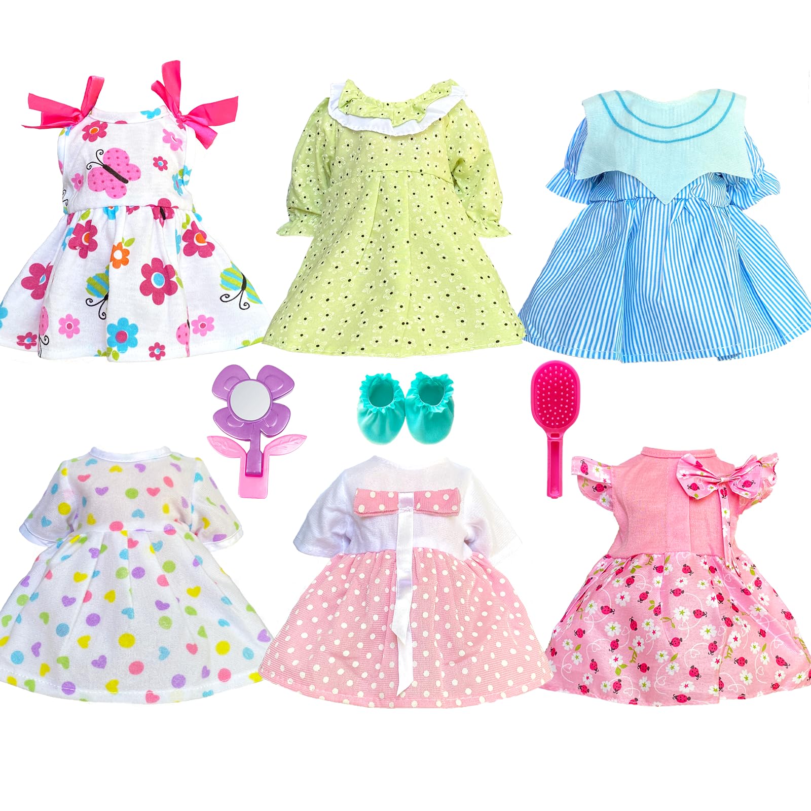 doll shirt dress Amazon.com: 14inch Baby Doll Clothes Dress Outfits for Doll and Girls :  Toys & Games
