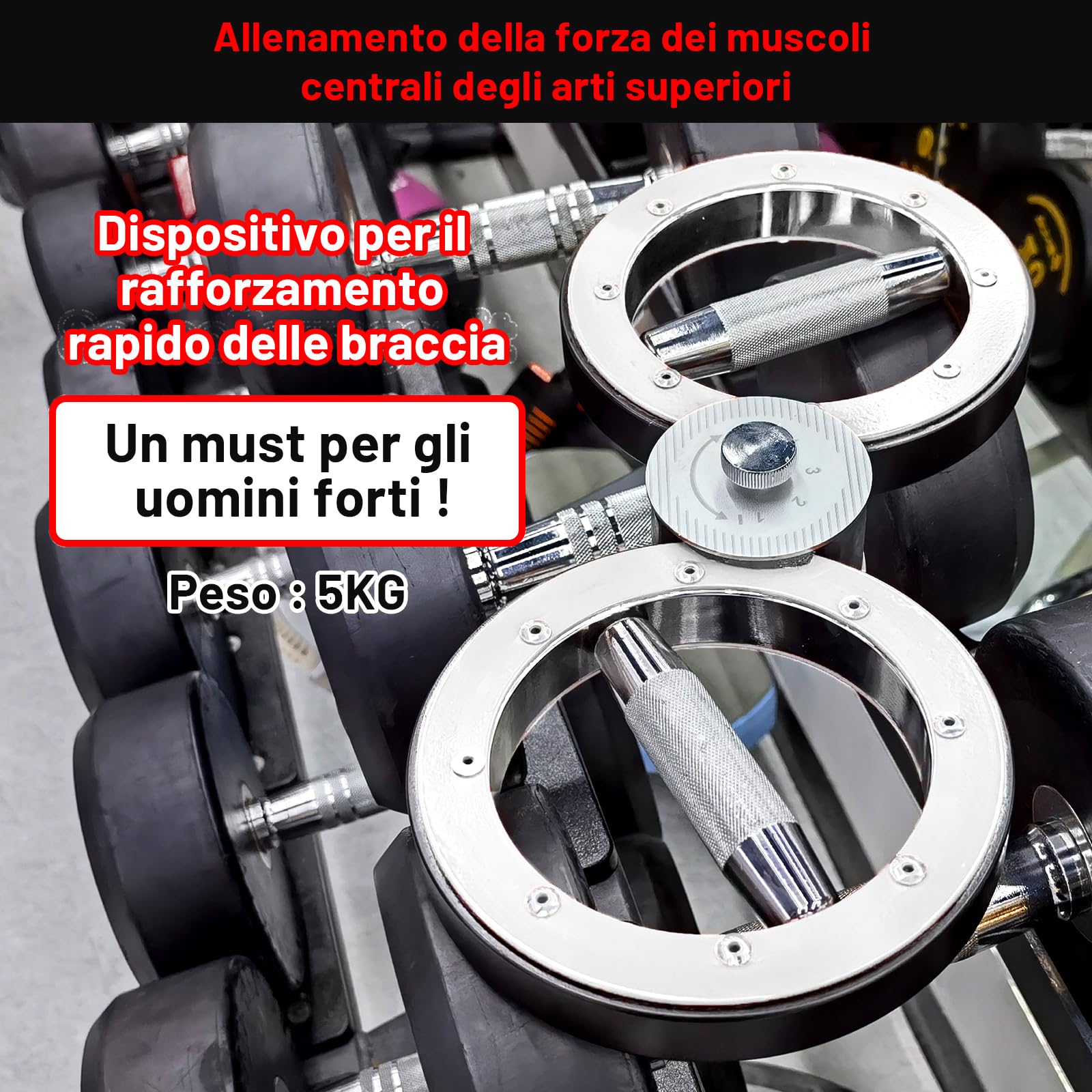 Bici da allenamento per braccia, per allenare le mani e gli avambracci, per polsi, spalle e petto | Punch Speed Trainer e attrezzi per arti marziali