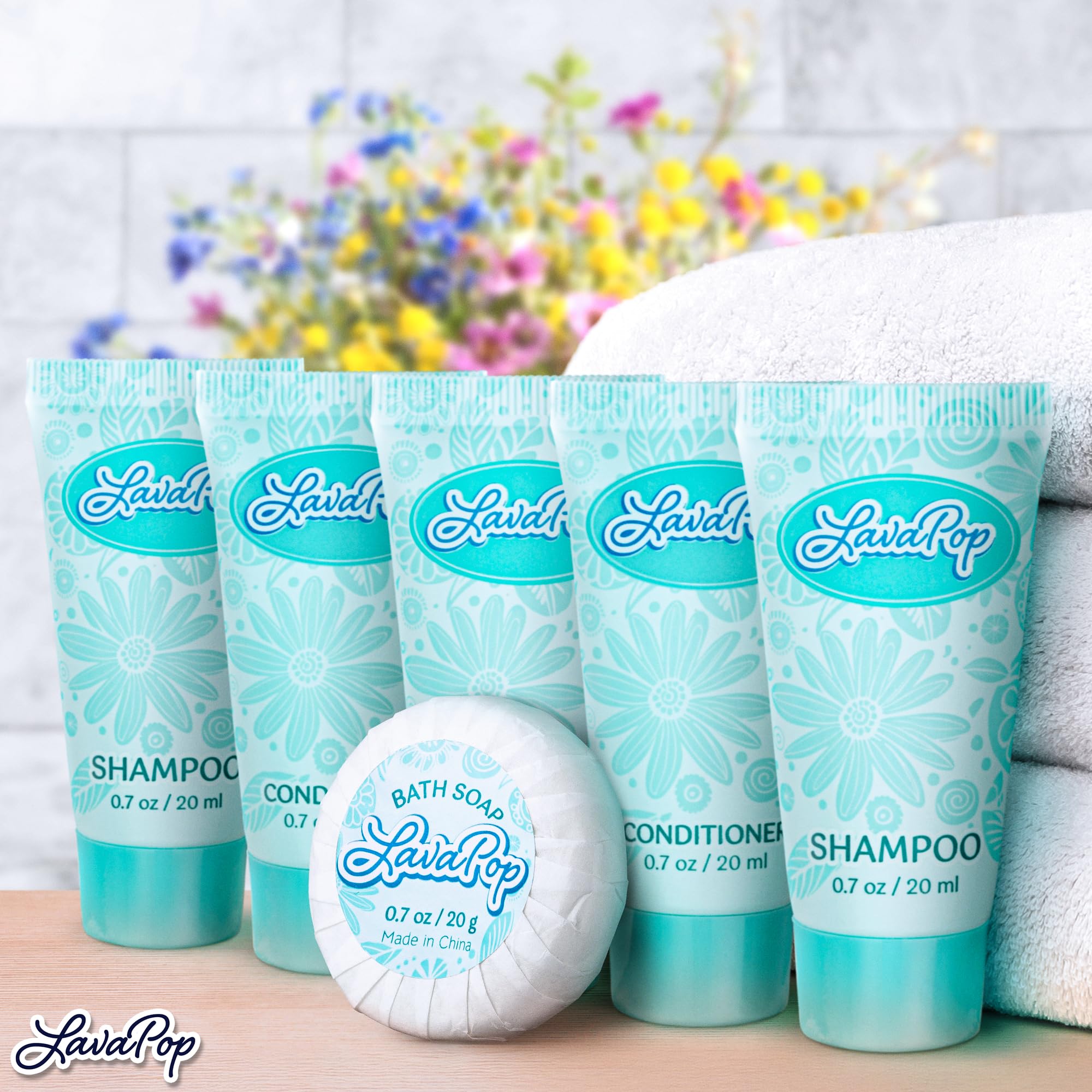 Amazon.com : LavaPop - Hotel Soap, Shampoo & Conditioner 3-Piece