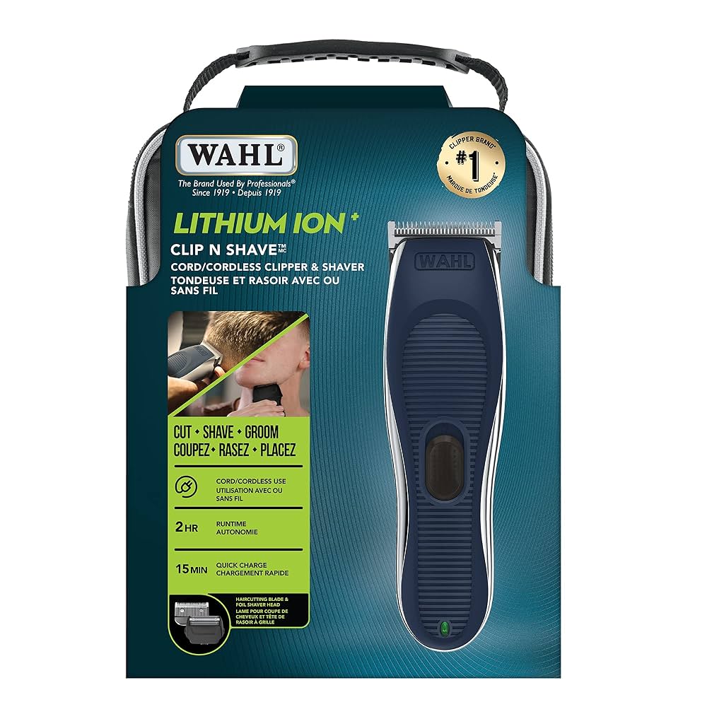 WAHL Finale Lithium-Ion メンズシェーバー Wahl Professional 5-Star Finale Ultra-Close Shaver for Barbers