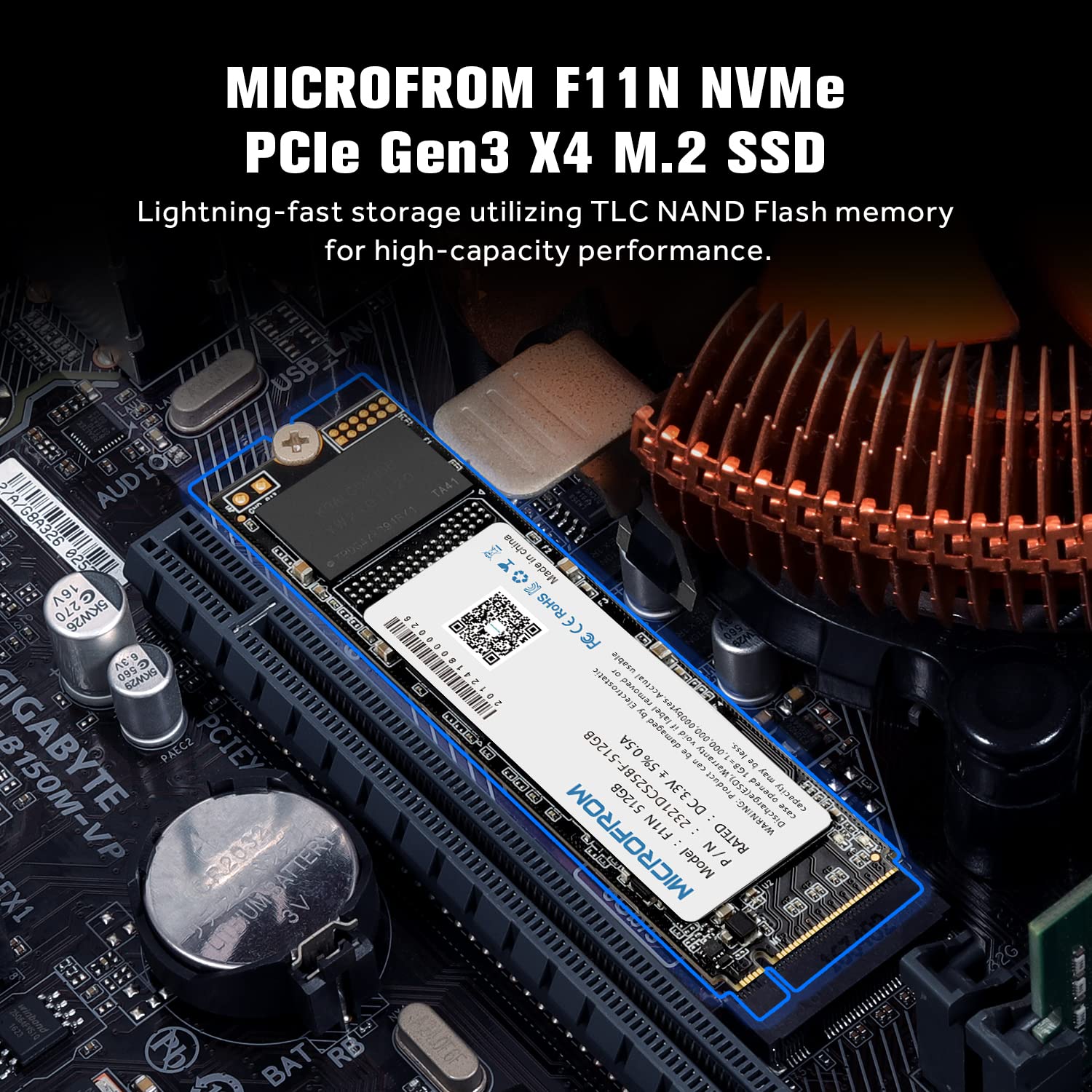 MicroFrom M.2 NVMe SSD 512GB 　正常89% Amazon.com: MICROFROM 512GB F11N M.2 SSD NVME PCIe SSD Internal