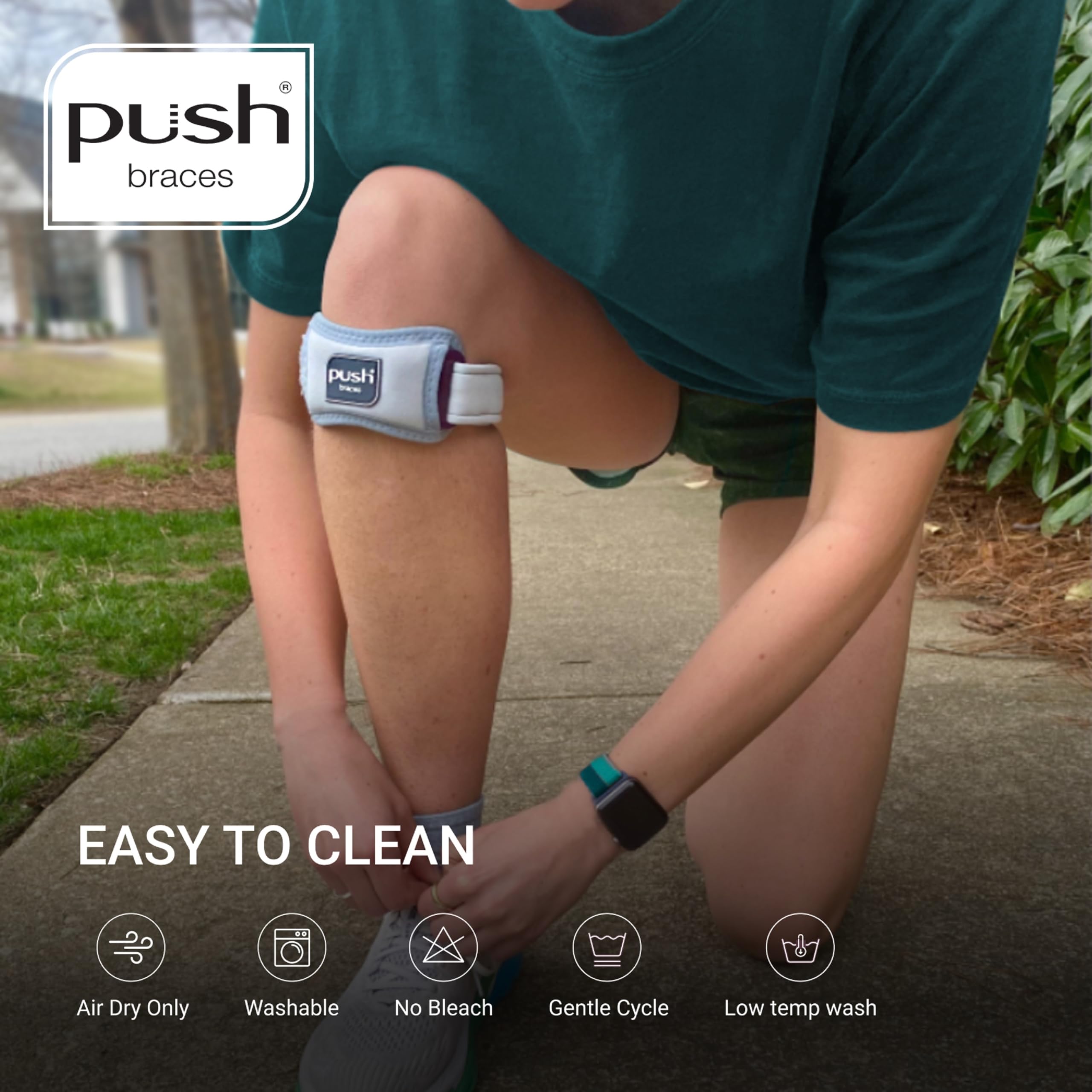 PUSH con supporto rotula Brace ginocchio cinghia per alleviare il dolore