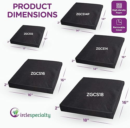 Miniatura 6 de Ziggo - Cojín universal para sillas de ruedas pediátricas plegables para niños, adolescentes y adultos jóvenes