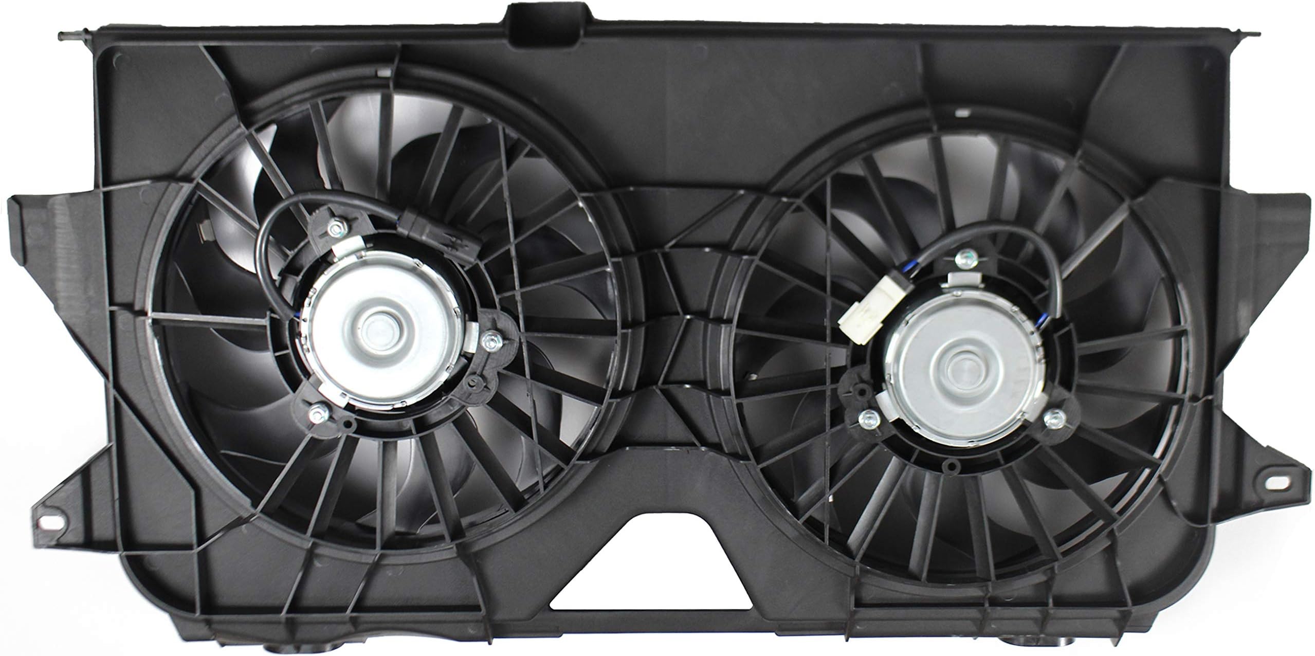 620-042 Engine Dual Radiator Condenser Cooling Fan Assembly for Chrysler Town & Country Dodge Caravan Grand Caravan 2005 2006 2007, 4677695AA 4677695AB 4677695AC CH3115145