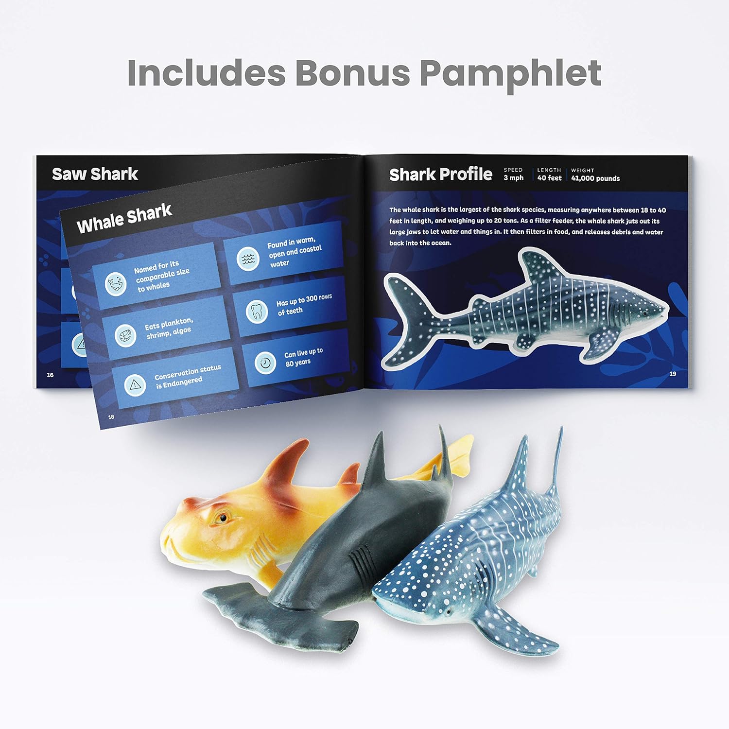 Juego de juguetes Boley Shark Toys, de plástico blando y