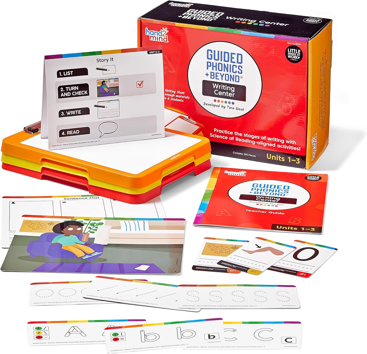 hand2mind Guided Phonics + Beyond Writing Center, Units 1-3, Science of Reading Classroom Materials, Kindergarten Classroom Must Haves, Reusable Handwriting Practice for Kids, Letter Writing Practice