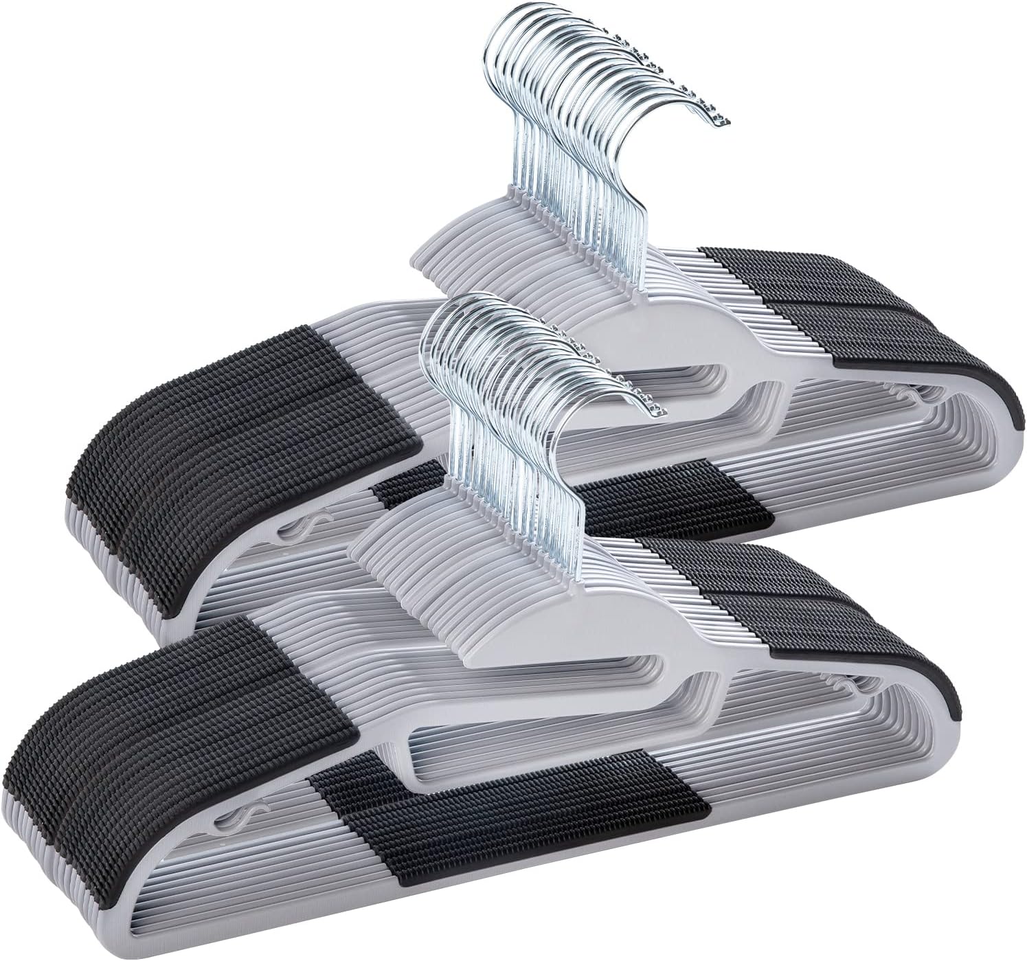 HWAJAN Coat Hanger 50Pack,Space Saving Hangers 16.53inch