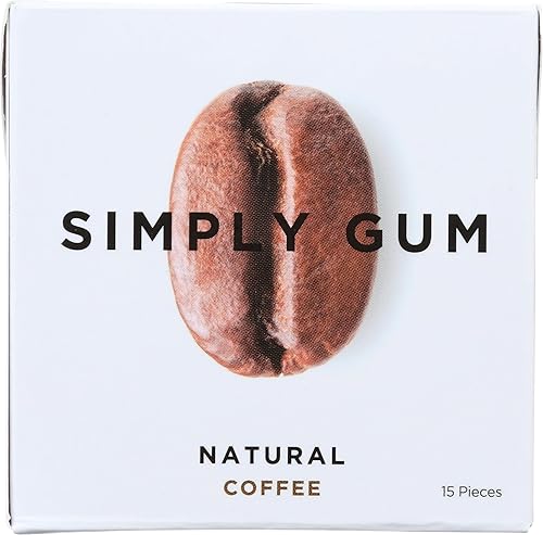 Simplygum Gum Café Natural, 15 unidades