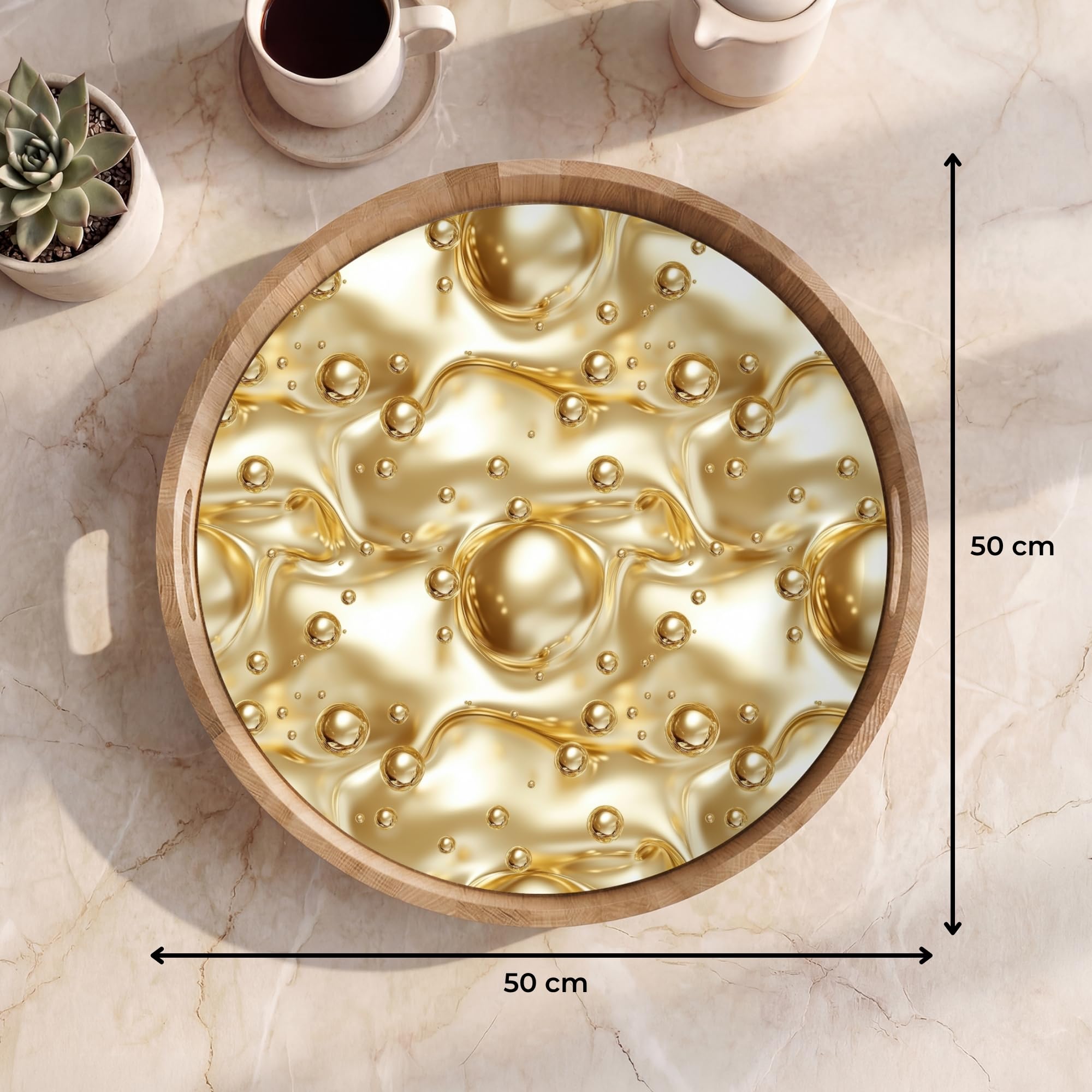 Plateau De Table Plateaux Service Repas Bois Decoratif Dejeuner
