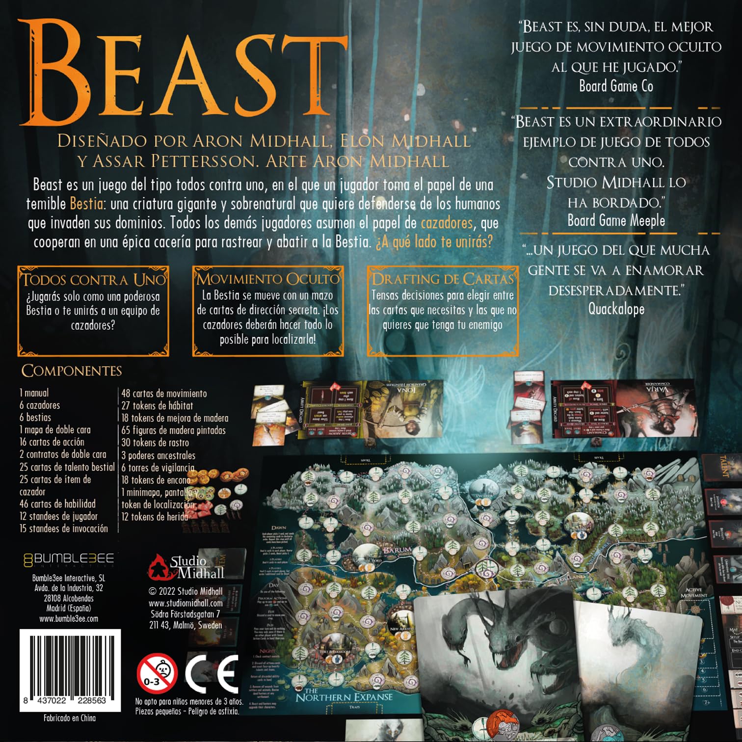 Bumble3ee Interactive Beast (Edición Retail) - Juego de Mesa