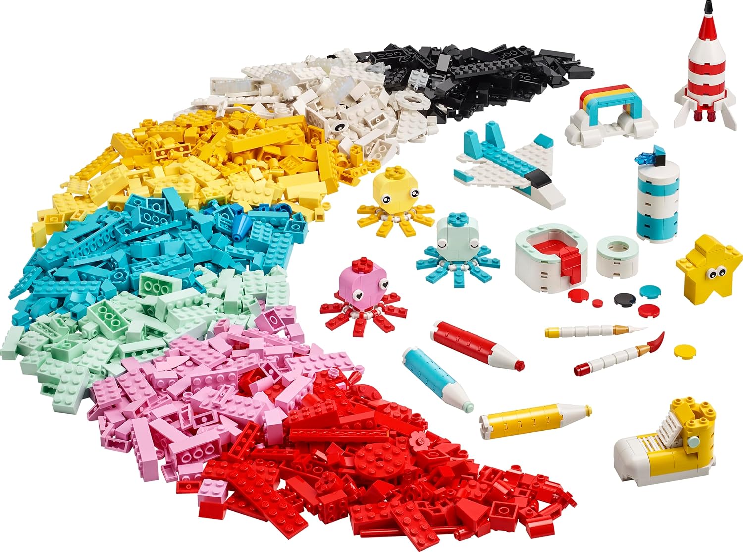 LEGO Classic 11032, Creative Color Fun 1500 Colorful Bricks