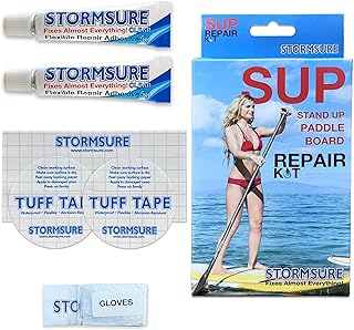 Stormsure Kit di Riparazione per Stand up Paddleboard, per Riparare Strappi e Fori: prolunga la Durata della tavola da Paddle