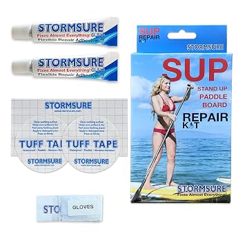 Stormsure SUP - Stand Up Paddleboard Repair Kit. Waterproof, Durable, Flexible and Pressure-Proof Repairs for Paddleboards