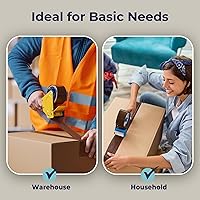 Vista 7 de FMP Brands Paquete de 36 rollos de cinta de embalaje marrón de 110 yardas x 1.9 pulgadas de grosor, 2.6 mil de grosor, cintas de embalaje