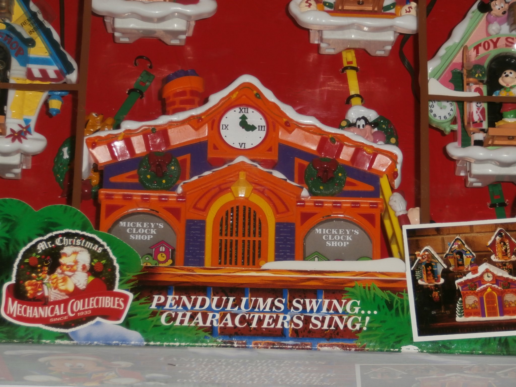Amazon.com: Mr. Christmas Mickey's Clock Shop by Mr. Christmas : Home &  Kitchen