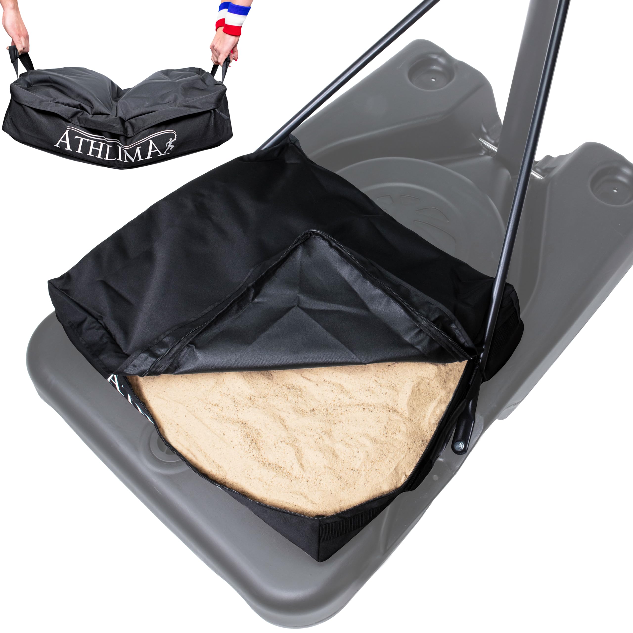 Basketball Hoop Portable Base Anchor Weight Bag to Hold Down Your Portable Basketball Hoop Outdoor Base is Weather Resistant, Sun Fade Resistant