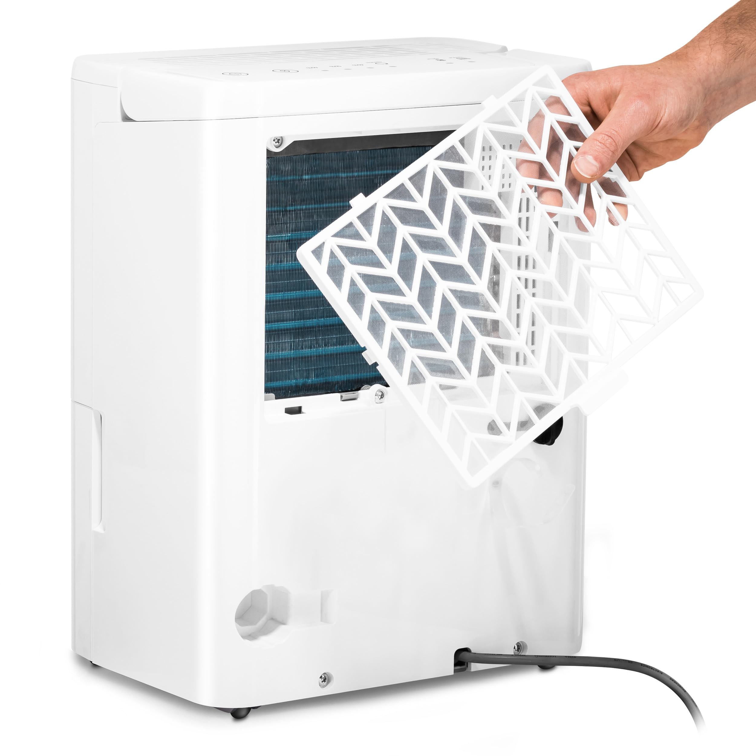 TROTEC Deshumidificador TTK 32 E, 14 L/día, Habitaciones 15m² / 37m³, Depósito 2,1 L, 1 Velocidad