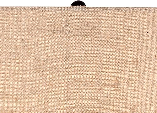 Miniatura 3 de 360 Lighting Lámpara de mesa tradicional costera natural de 28.5 pulgadas de alto tejido de arpillera de tela de arpillera para sala de estar,