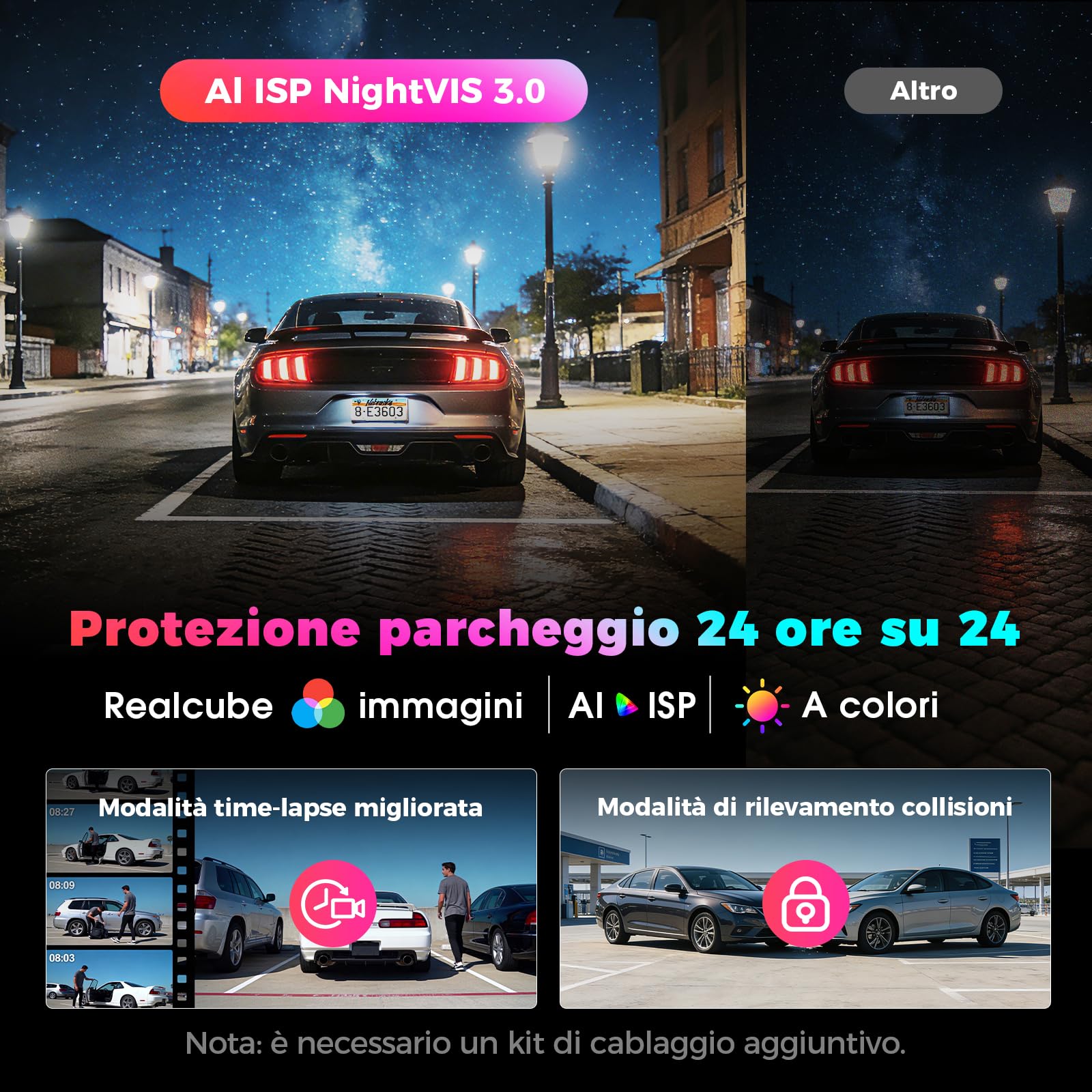 DDPAI Z90 Master 3 Kanal Dashcam Vorne Hinten Innen(4K+4K+3K),Dual STARVIS 2 IMX678 3 HDR Dashcam Auto, 64GB EMMC+128GB Karte Dash Cam, inkl.CPL, Nacht, GPS/ADAS/KI, WLAN, 4G LTE, 24h Parkwache,IPS 3"