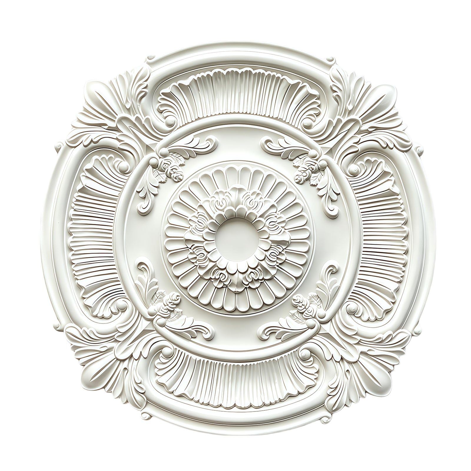49cm Ceiling Medallion Decorative Plate for Chandelier Base Lightweight