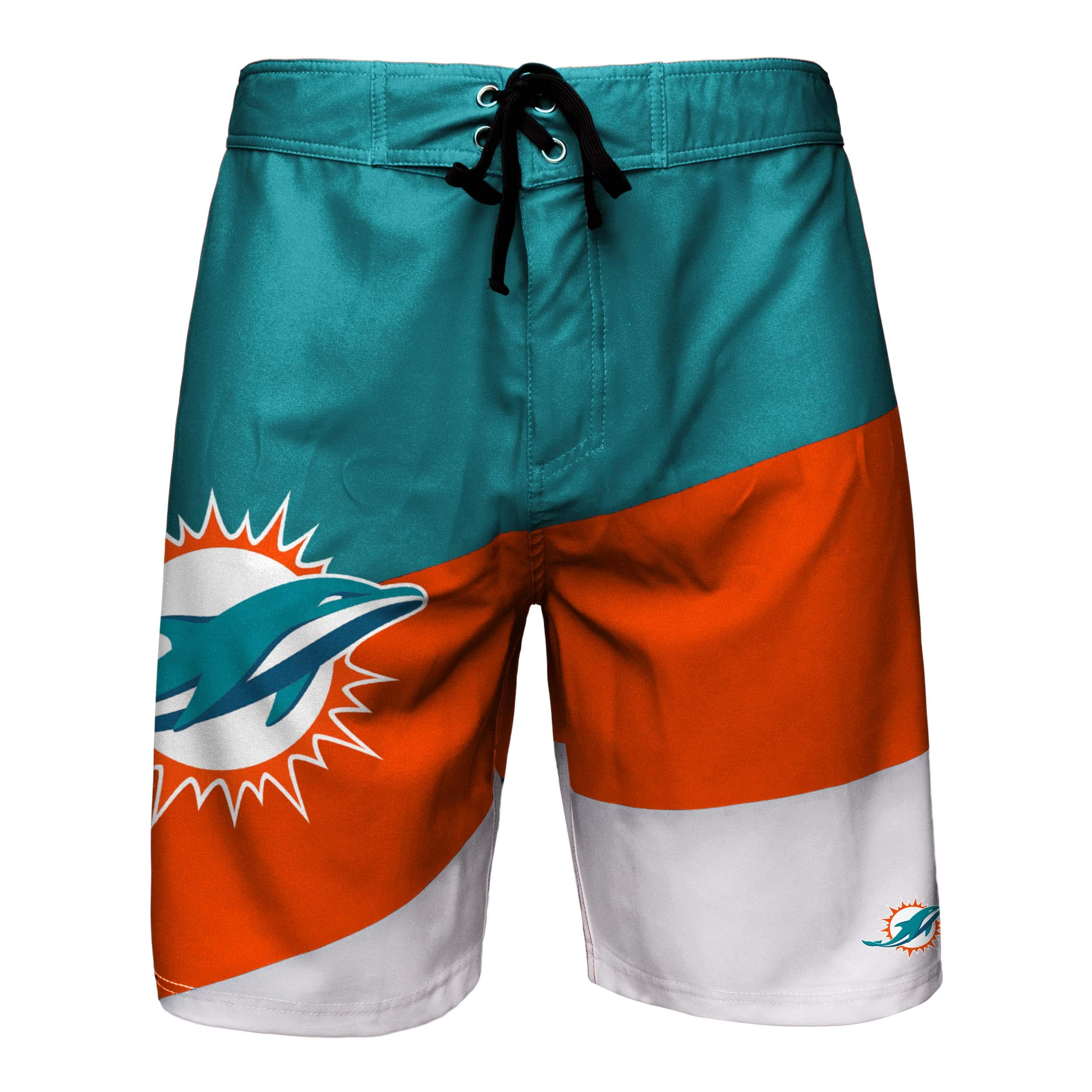 FOCO Mens NFL Team Logo Color Dive Swim Boardshorts