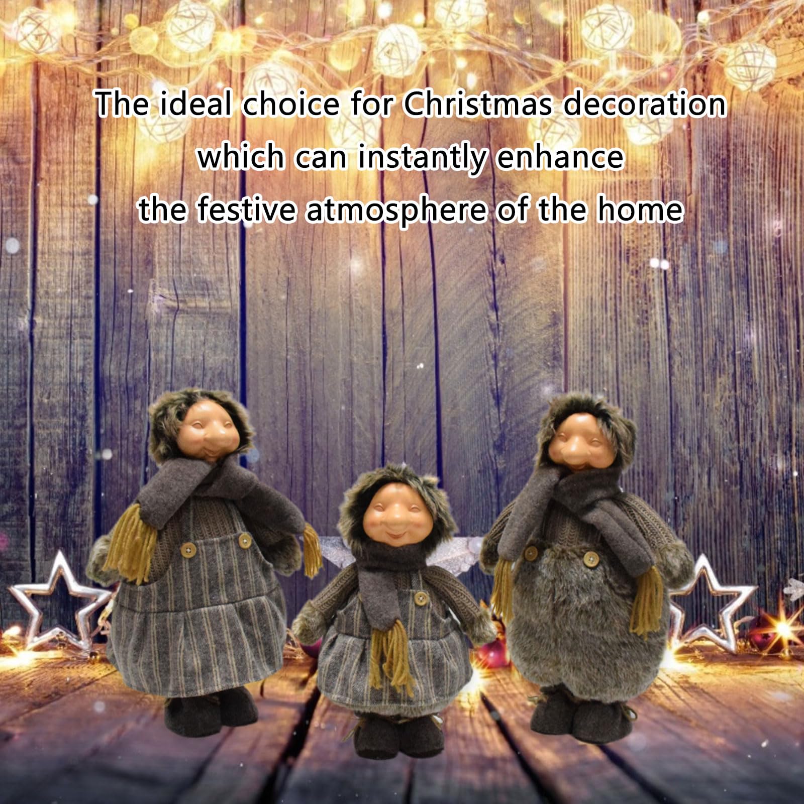 Aufwendige Weihnachtswichtel Ornament Fantasy Savages Zwerge Figur Ornament für saisonale Ausstellung Dekoration Weihnachten Fantasie