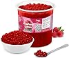 The Inspire Food Company Popping Boba Pearls for Bubble Tea - 3.2KG | Raspberry | Bursting Pearls Bubble | Real Fruit Juice For Shakes, Dessert,Smoothie | 100% Vegan & Glutenfree, No Artificial Colors