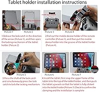 Vista 7 de Hanatora Soporte para tablet de control remoto RC-N1/N2 de 7.9-11 pulgadas para DJI Mavic 3, Air 3/2S, Mavic Air 2, Mini 2/2 SE, Mini 3 Pro Drone