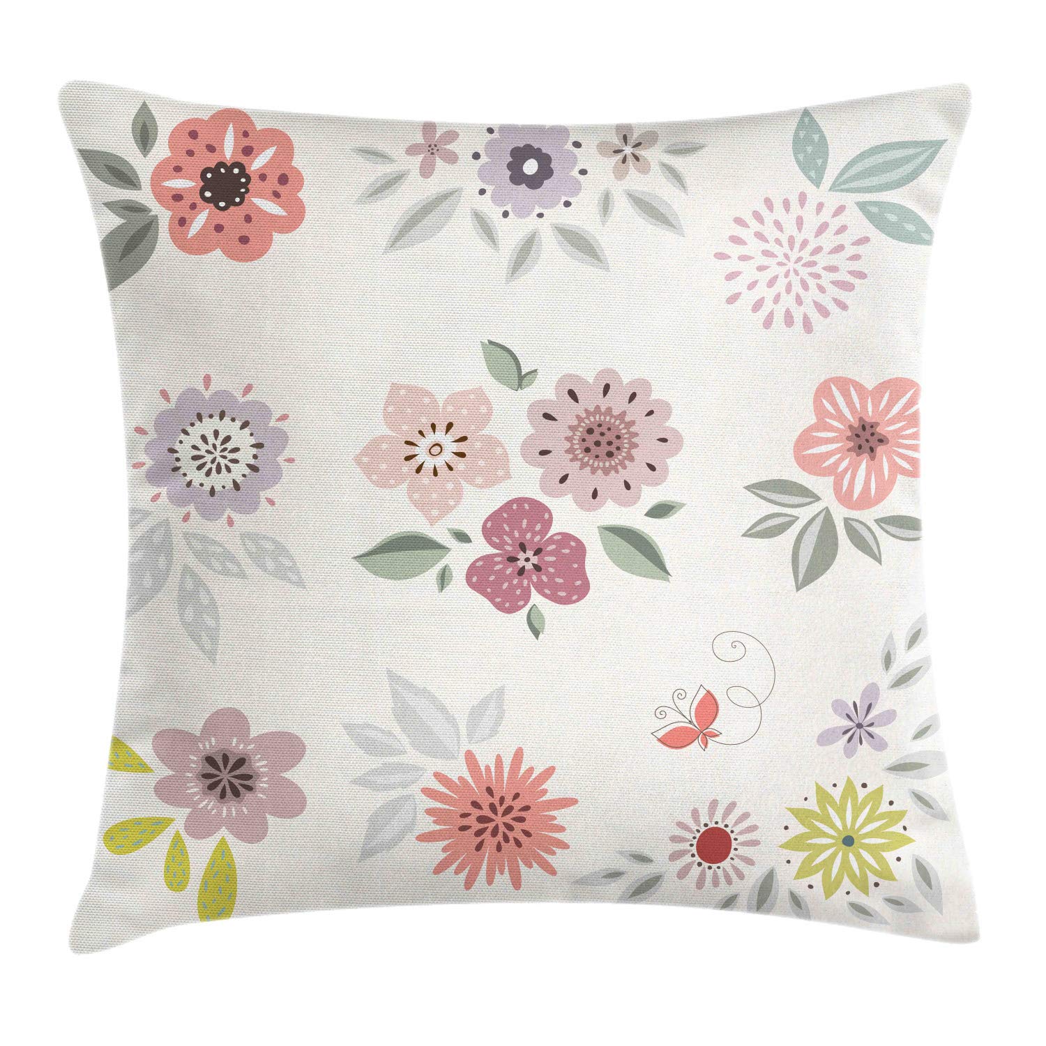 ABAKUHAUS Fiore Federa Fodera Cuscino, Vintage